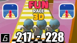 Fun Race 3D - Gameplay - Levels 217 - 228 + Bonus Levels (iOS - Android)