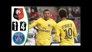 Rennes vs PSG 1-4 All Goals & Highlights (last match) 16/12/17 ||HD