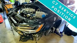 Audi C7 Service Position DIY