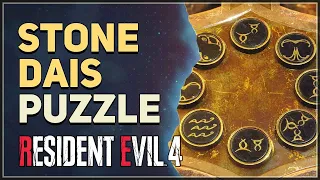 Stone Dais Puzzle Resident Evil 4 Remake
