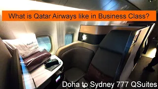 Trip report: Qatar Airways Business Class QSuites 777 Doha to Sydney