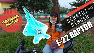 CUMA SERATUS RIBUAN - Kit Pesawat Jet F22 Raptor REMOT KONTROL SUPER GILA - WAJIB PUNYA