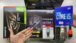 Green Gaming PC Build intel Core i5 10400 ASUS PRIME H410M-E GTX1650