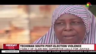 Techiman South election violence: Bereaved mum recounts how her son was shot dead