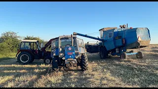 Fortschritt E512, CLAAS LEXION 560, LIAZ, ZETOR 12145, 8045, 8011, 7211/Žně 2022