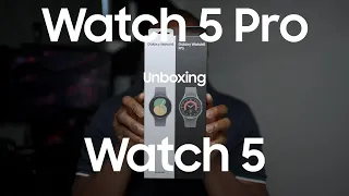 Samsung Galaxy Watch 5 Pro Unboxing & Setup vs Watch 5