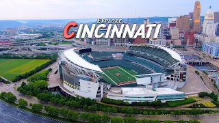 Explore Cincinnati, Ohio 🇺🇸 |4K| Aerial Drone Footage