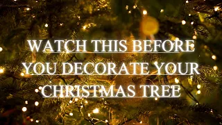HOW TO ADD RIBBON TO YOUR CHRISTMAS TREE | DECORATE WITH ME CHRISTMAS 2023