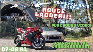 Pure Sound - Yamaha R1 07-08 Yoshimura TRC carbon exhaust