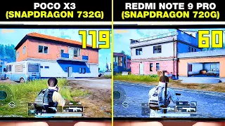 POCO X3 vs REDMI NOTE 9 PRO - БОЛЬШОЕ СРАВНЕНИЕ В ИГРАХ!🔥 КТО ЛУЧШЕ? FPS + НАГРЕВ! GAMING TEST