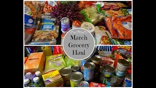 Walmart Monthly Grocery Haul & March Meal Plan