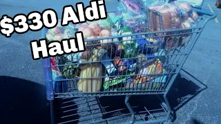 JULY ALDI HAUL | ONCE A MONTH ALDI GROCERY SHOPPING HAUL 2022