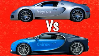 Bugatti Chiron VS Bugatti Veyron