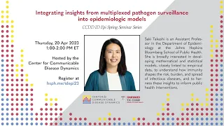 Integrating insights from multiplexed pathogen surveillance into epidemiologic models (CCDD ID Epi)