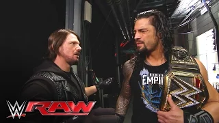 AJ Styles denies colluding with Luke Gallows & Karl Anderson: Raw, April 18, 2016