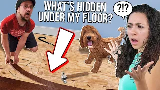 I RIPPED up my FLOORS & Wifey got Mad! + Scare Cam & Twinning with Mom (FV Family Vlog)