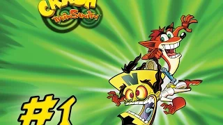 Let's Play (Max & Conker) - Crash Twinsanity - #1 - Кончита Кортекс