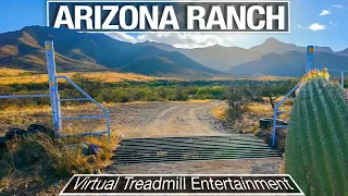 Arizona Nature Walks - Guest Ranch Virtual Treadmill Walk - 4k City Walks