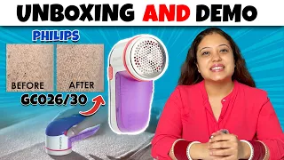 How to Use Philips Fabric Shaver GC026/30 | Unboxing & Demo | Electronivsbyraverz