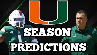 MIAMI HURRICANES 2024 SEASON PREDICTIONS