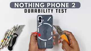 Nothing Phone 2 Durability Test - Nothing Phone 1 Problems Fixed ? Water Test !