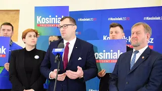 Na spotkaniu wyborczym PSL w Bielsku Władysława Kosiniaka-Kamysza zastąpił Stefan Krajewski