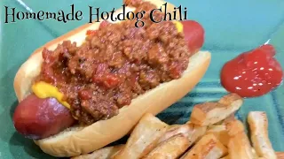 The Best Homemade Hotdog Chili Ever. hot dogs,hot dog chili,chili dogs
