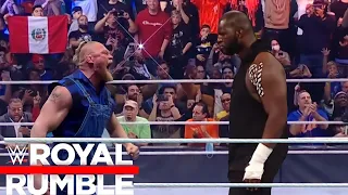 WWE - Dec 31, 2021 - Brock Lesnar Vs Omos Jordan Omogbehin - Wwe Royal Rumble 2022