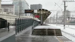 ...как объявляют поезда на Курском вокзале Москвы (HD) (Январь, 2017)