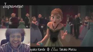 Reaction: Frozen The Party's Over In Different Languages