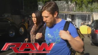 Daniel Bryan arrives at Raw to address his retirement: February 8, 2016