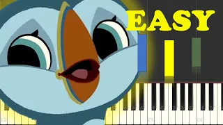 How To Play Puffin Rock Every Single Day On Piano EASY