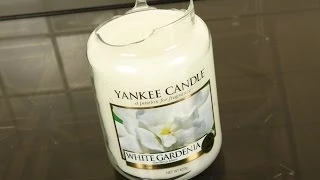 How to save a broken yankee candle - cracked candle jar