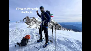 Vincent Pyramid 4,215 m - Monte Rosa (Italian) by Raed Alroomi 2023 رائد الرومي