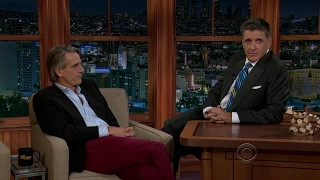 Late Late Show with Craig Ferguson 9/5/2012 Jeremy Irons, Monica Potter