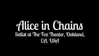 Alice in Chains @ Oakland 2015