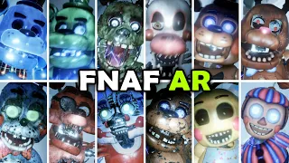 FNAF AR - All Animatronic Declocks & Shocked Animation