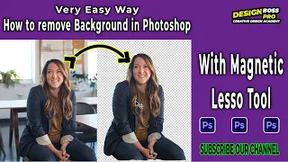 How to remove photo Background in photoshop by magnetic lasso tool