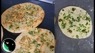 Cheese Garlic Naan Recipe | Cheese Stuffed Naan Bread | Eggless Naan Recipe #short #viral