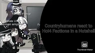 Countryhumans react to Hoi4 Factions in a Nutshell