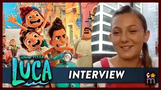 Disney & Pixar's LUCA Interview - Creating Giulia's Voice & Catchphrase - Emma Berman Interview