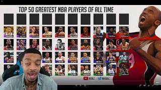FlightReacts To The 50 Greatest NBA Players of All Time!