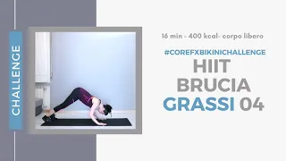 16min - Tabata bruciagrassi challenge 04 - 400kcal