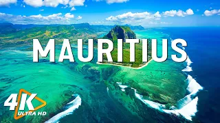FLYING OVER MAURITIUS 4K UHD - Relaxing Music Along With Beautiful Nature Videos - 4K Video Ultra HD