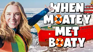 I met Boaty McBoatface! Let's tour the RRS Sir David Attenborough | Maddie Moate