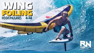 Wing Foiling - Wave Riding and Jumping