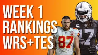 Fantasy Football Rankings - Week 1 Wide Receiver / Tight End Rankings - Fantasy Football Advice