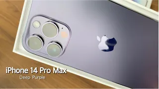 iPhone 14 Pro Max Deep Purple Unboxing + Accessories