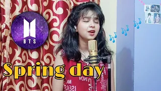 Spring day || BTS || Korea song || Sing by Indian || Prerona Das