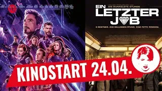 Avengers: Endgame & Ein letzter Job Kritik Review | Antje Wessels' FRISCHE FILME